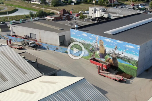 EL GIGANTESCO MURAL DE DAVID DUITS EN BÉLGICA