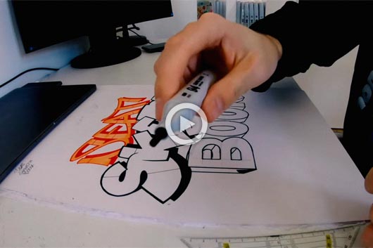 CÓMO HACER UN BOCETO DE GRAFFITI POR RAWS